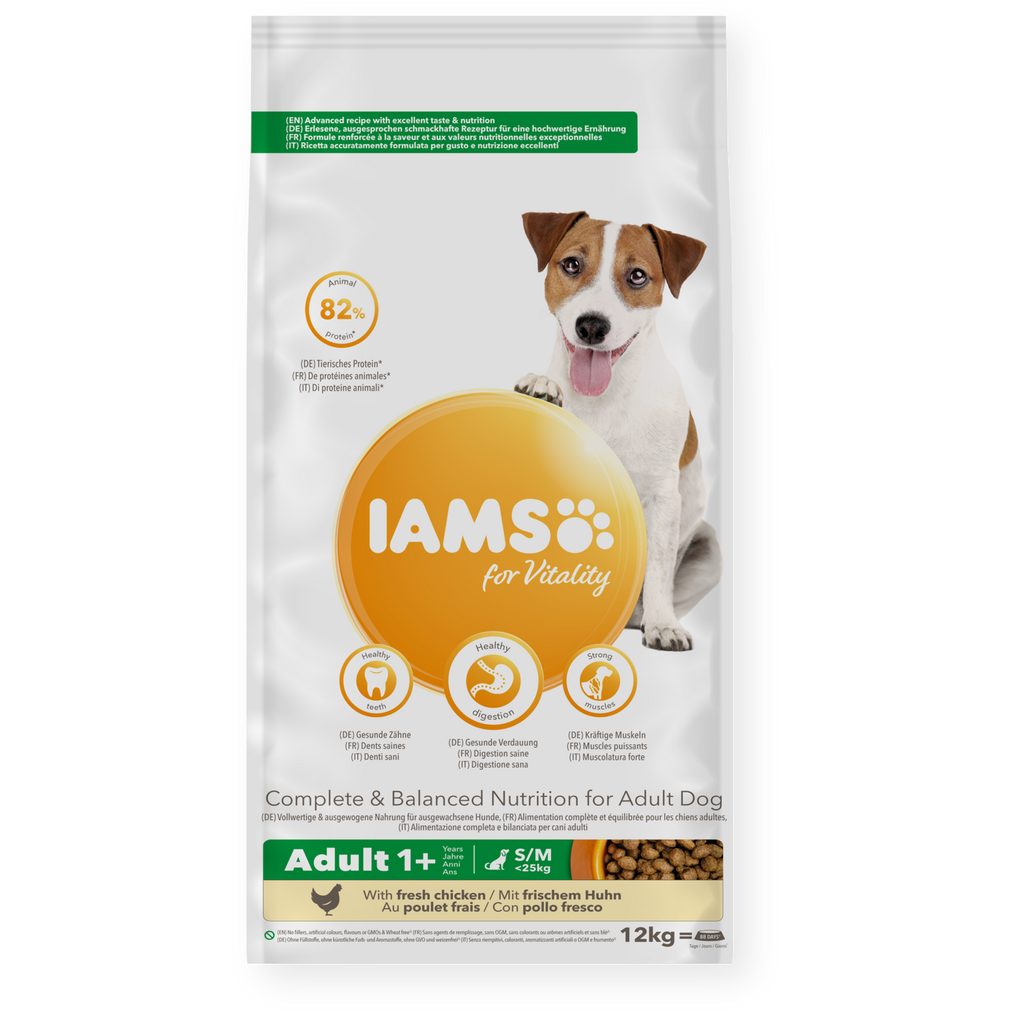 Iams Vitality Adult Small & Medium Breed Fresh Chicken Dry Dog Food