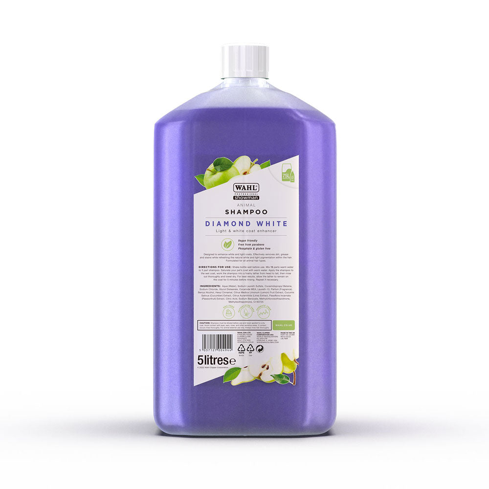 Wahl Diamond White Pets Shampoo 5L