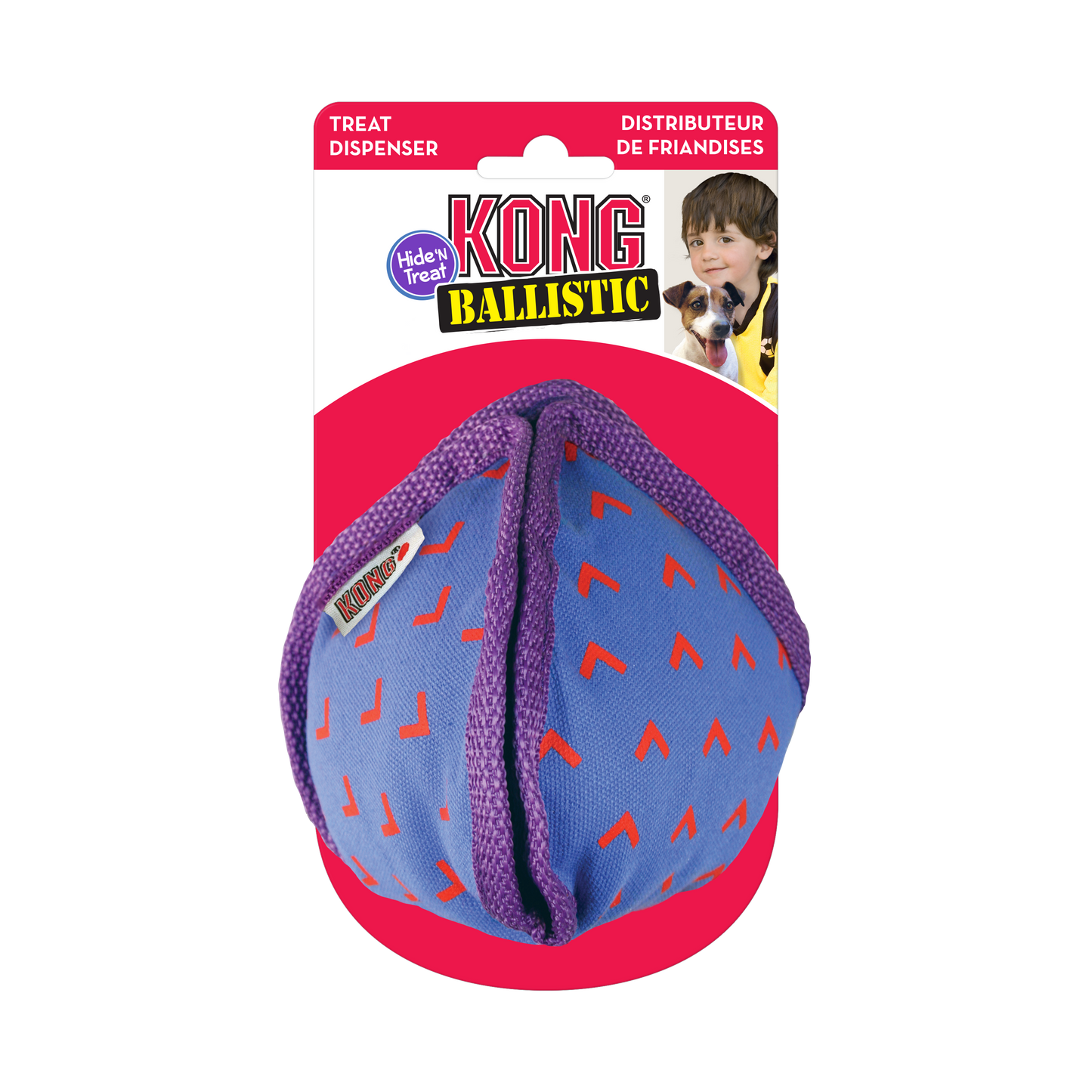 KONG Ballistic Hide & Treat Dog Toy
