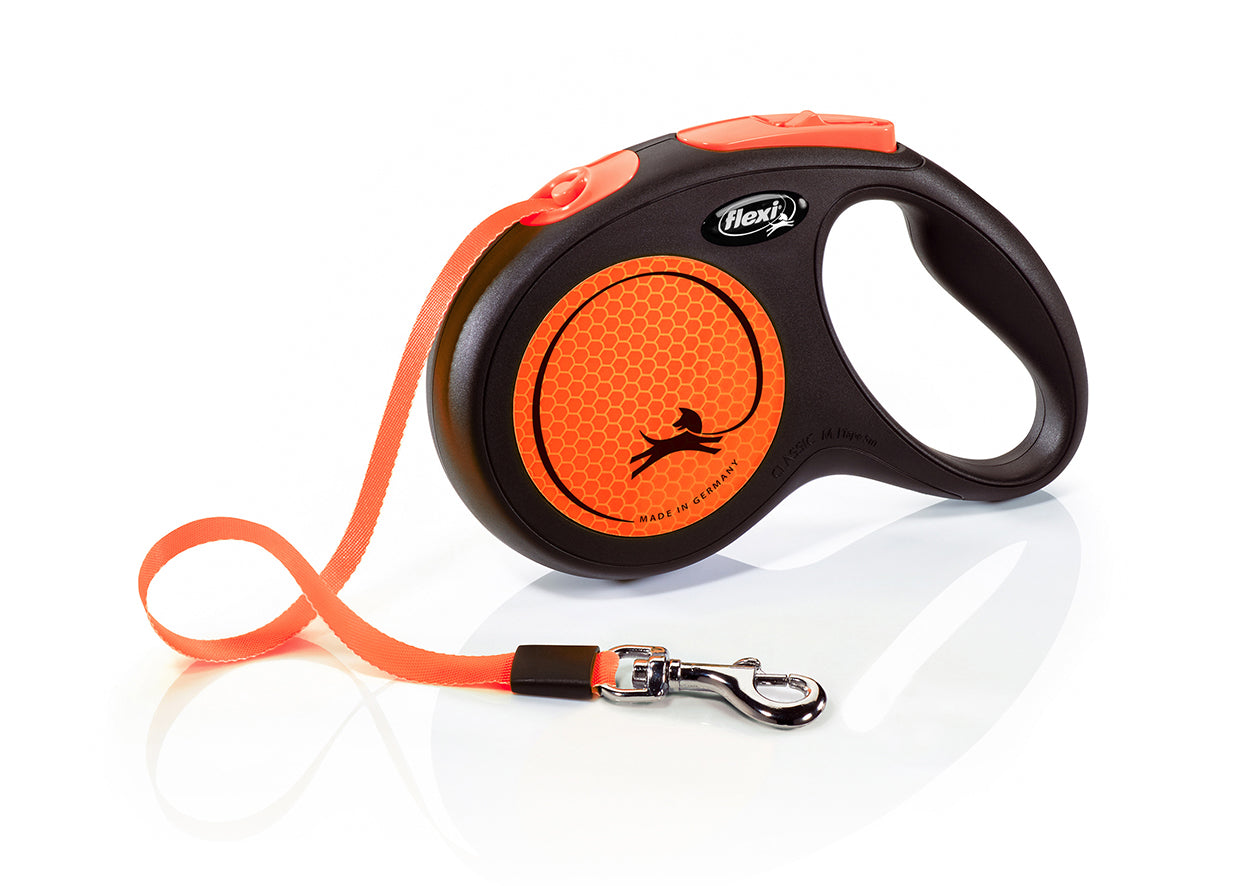 Flexi New Neon M Tape Dog Lead 5m