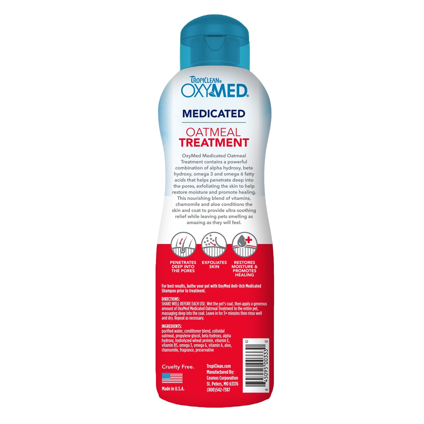 Tropiclean Oxymed Medicated Treatment for Pets 592ml