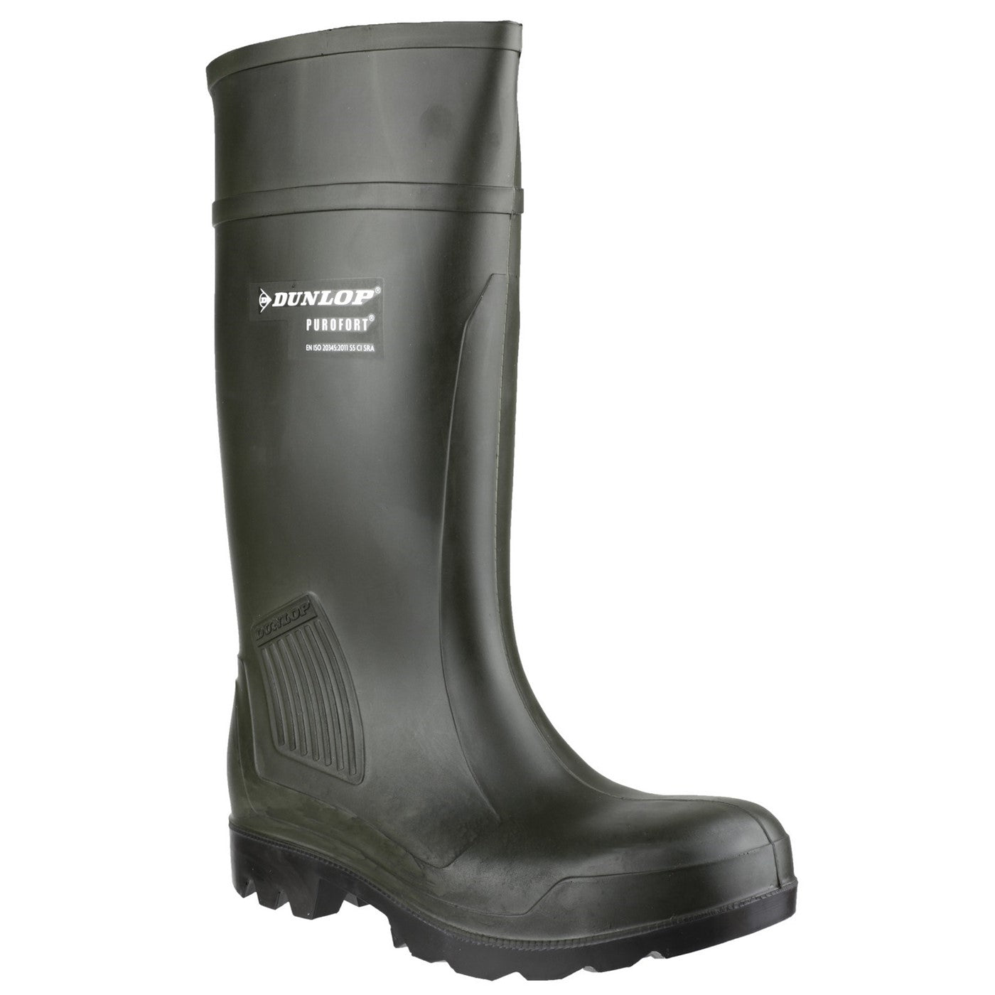 Dunlop Purofort Professional Full Safety Wellington Boot Green Size 10