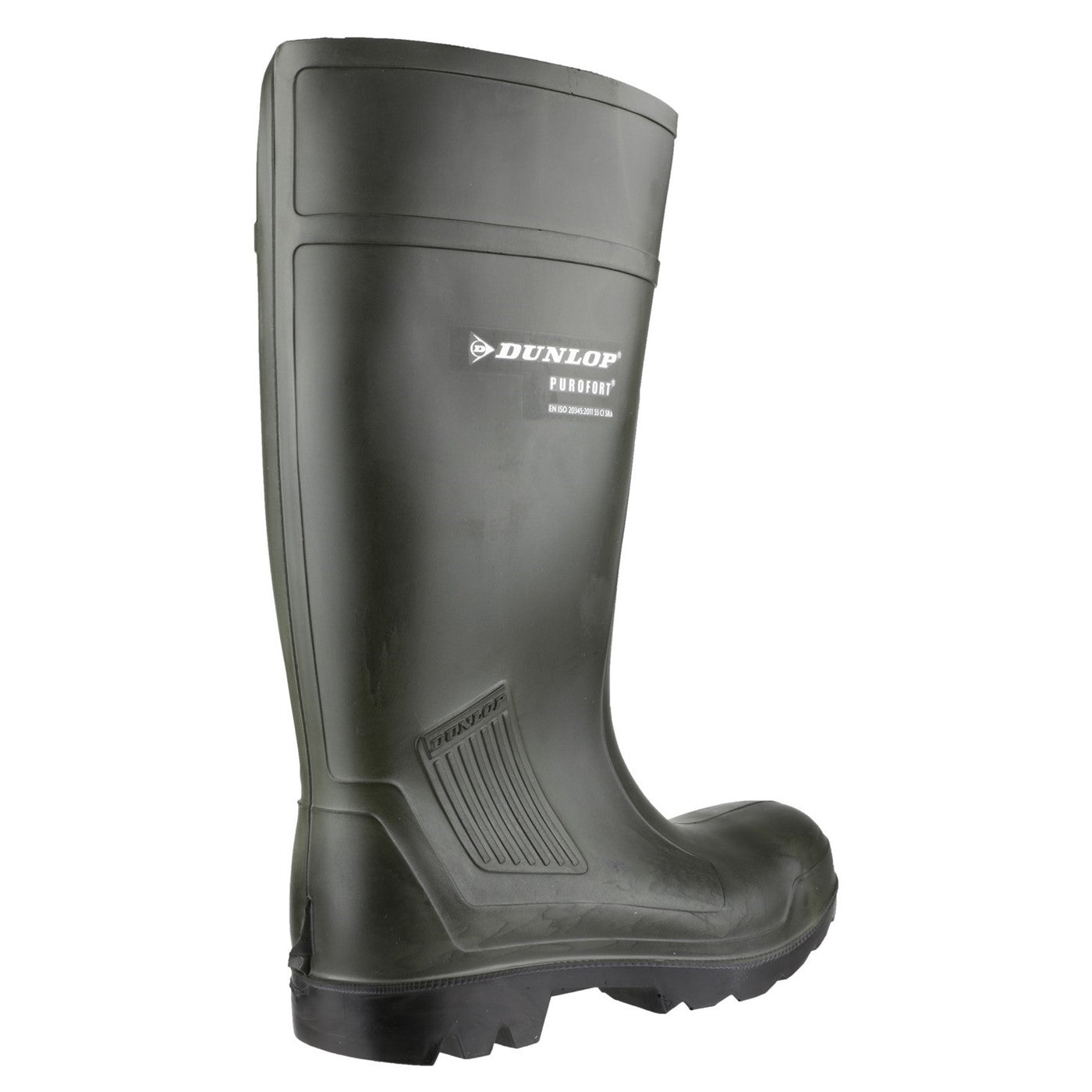 Dunlop Purofort Professional Full Safety Wellington Boot Green Size 10