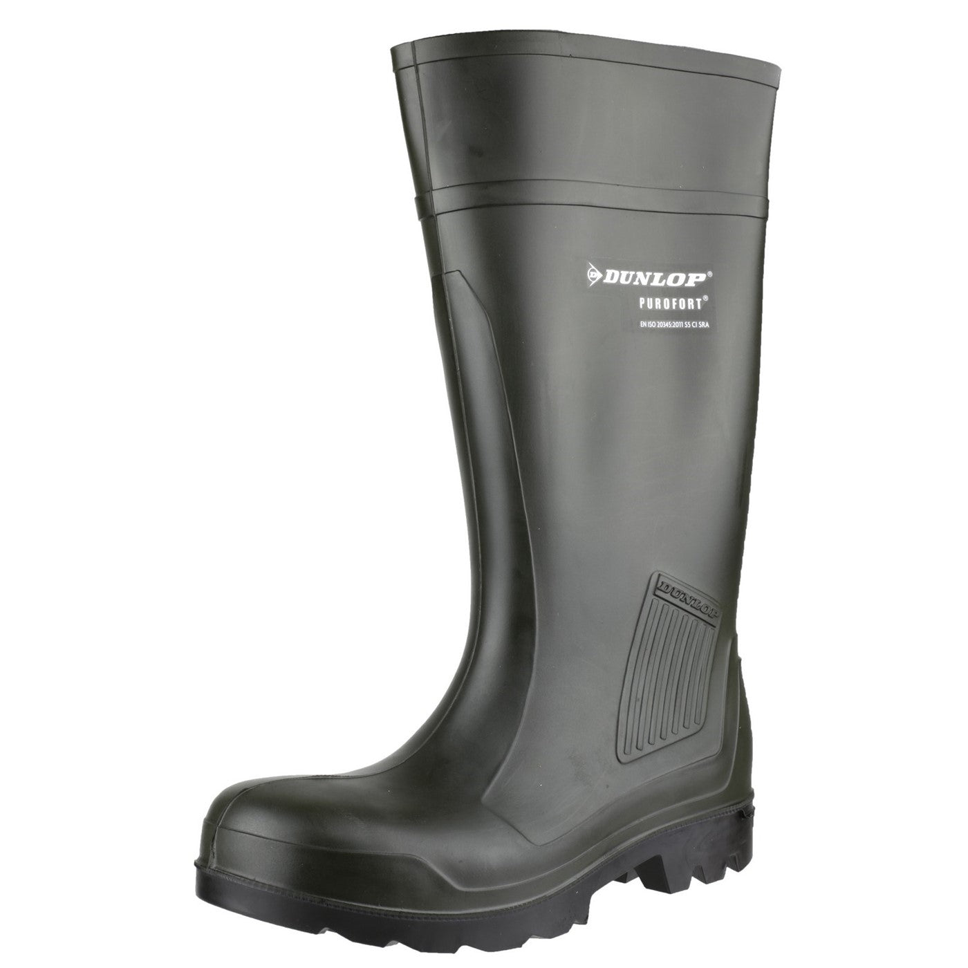Dunlop Purofort Professional Full Safety Wellington Boot Green Size 10
