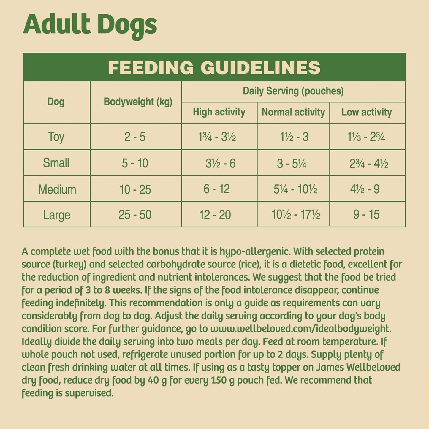 James Wellbeloved Adult Turkey in Gravy Wet Dog Food 40 x 150g