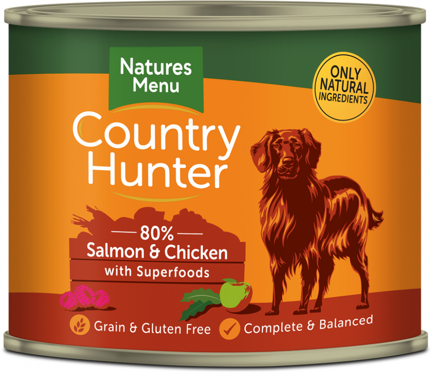 Natures Menu Country Hunter Salmon and Chicken with Superfoods Wet Dog Food