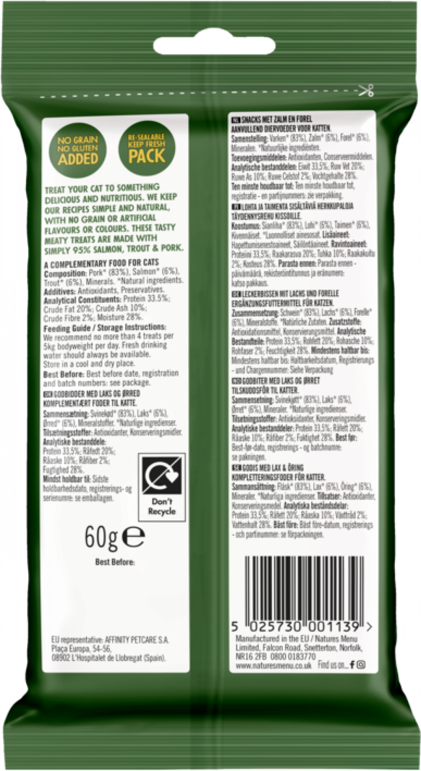 Natures Menu Original Especially with Salmon and Trout Cat Treats