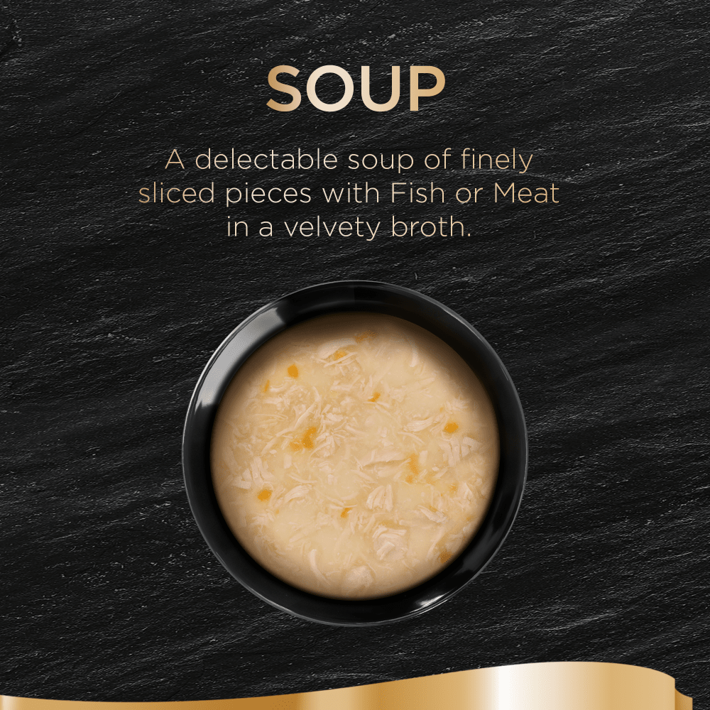 Sheba Classic Soups with Chicken Fillets Wet Cat Food 4 x 40g