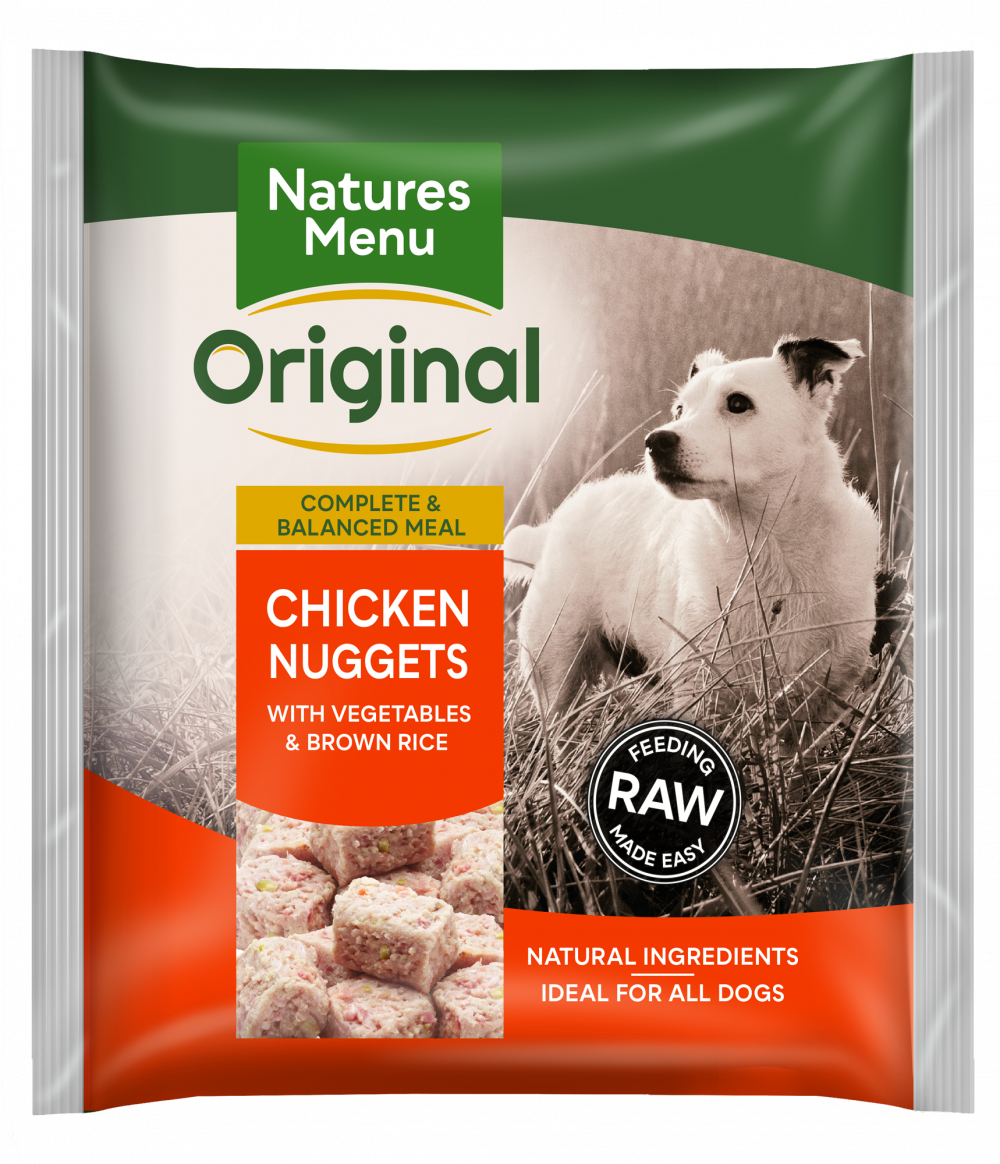 Natures Menu Raw Dog Food Original Nuggets Chicken 1kg