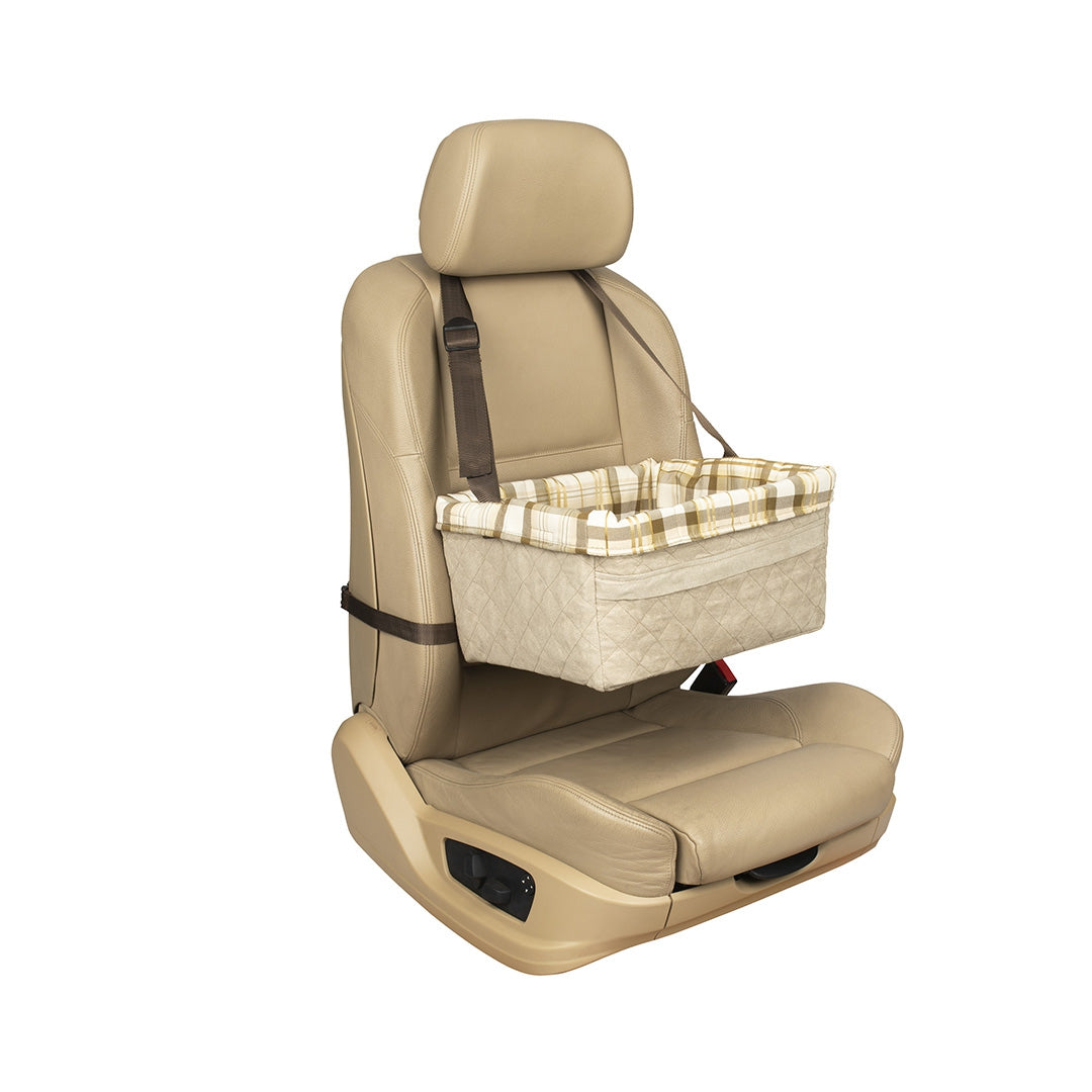 Petsafe Happy Ride Quilted Booster Seat Tan