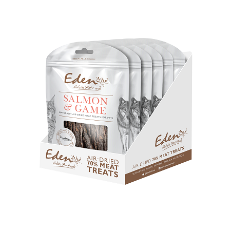 Eden Salmon and Game Treat for Dogs and Cats All Life Stages - 100g