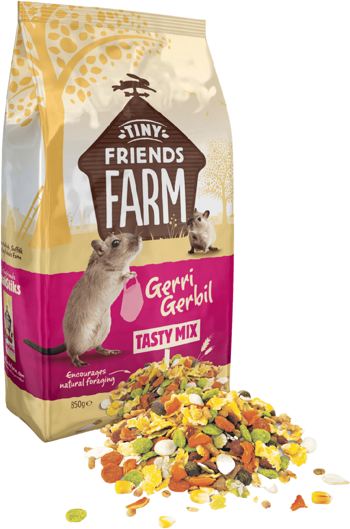 Supreme Tiny Friends Farm Gerri Gerbil Food Tasty Mix 850g