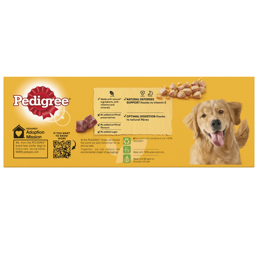 Pedigree Chunks in Jelly Mixed Selection Adult Wet Dog Food 12 x 385g