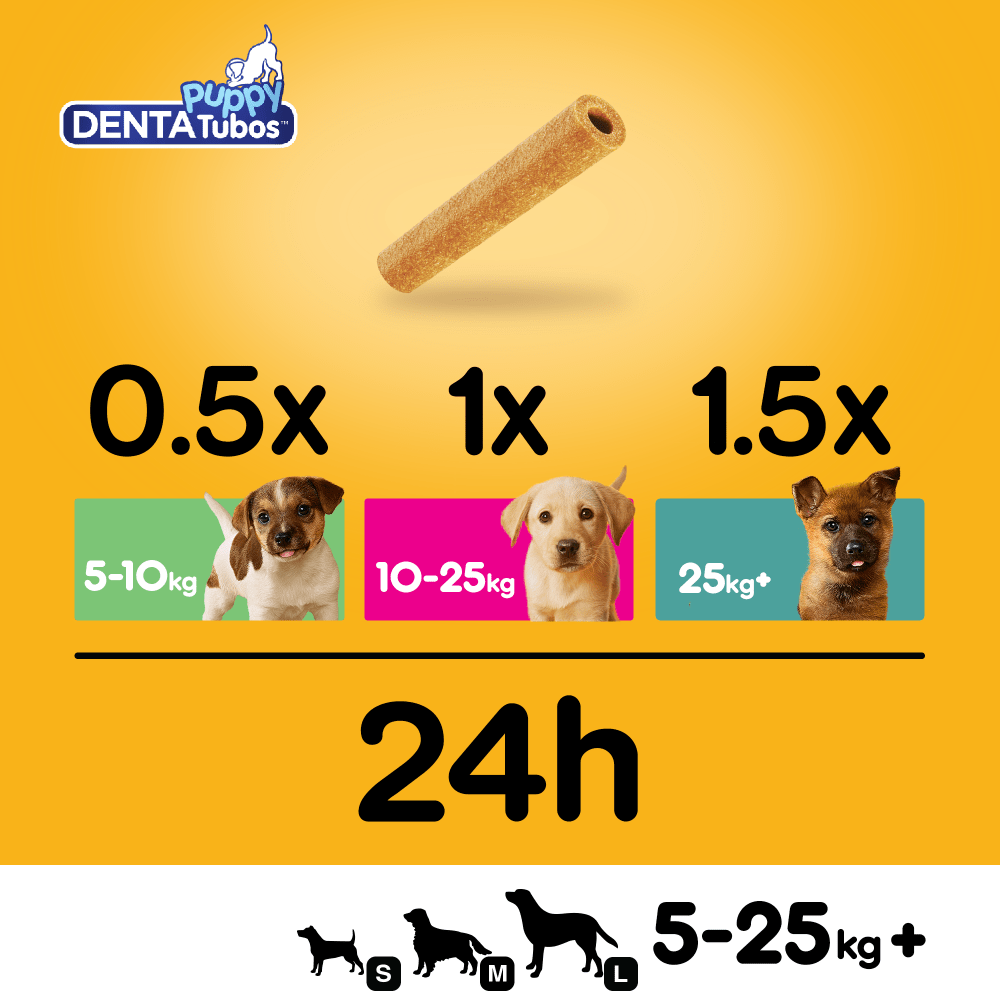 Pedigree Dentatubos Puppy Treats 3 sticks