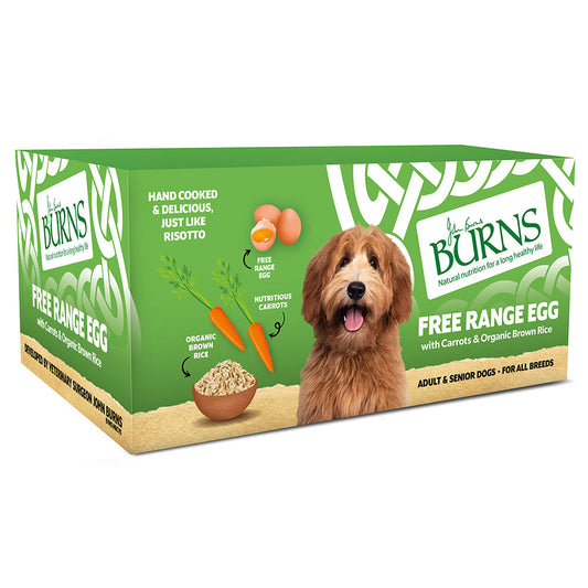 Burns Free Range Egg with Carrots & Brown Rice Wet Dog Food