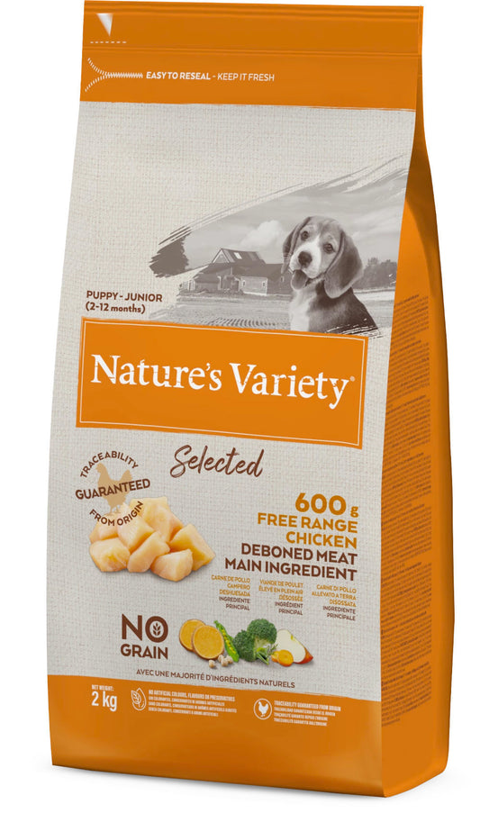 Nature's Variety Selected Free Range Chicken Puppy Dry Dog Food 2Kg