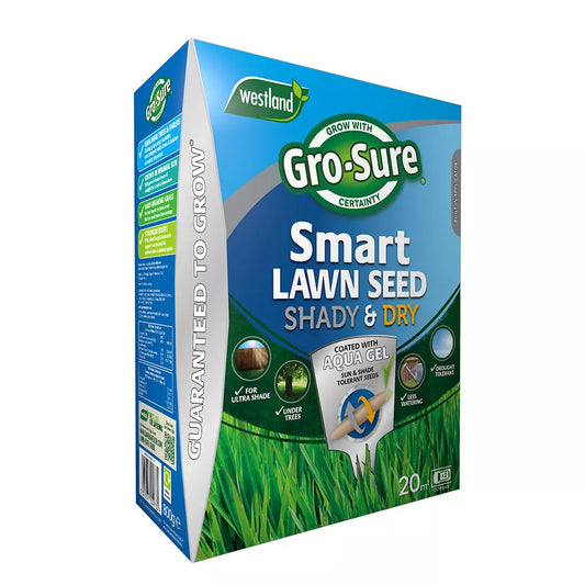Gro-Sure Smart Lawn Seed Shady & Dry 20m² 0.8kg