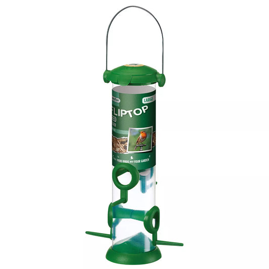 Gardman Flip Top Seed Feeder Large 28cm