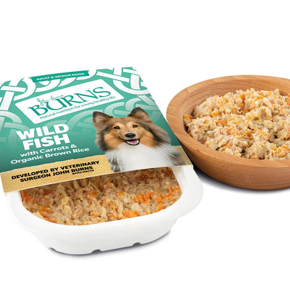 Burns Wild Fish with Carrots & Brown Rice