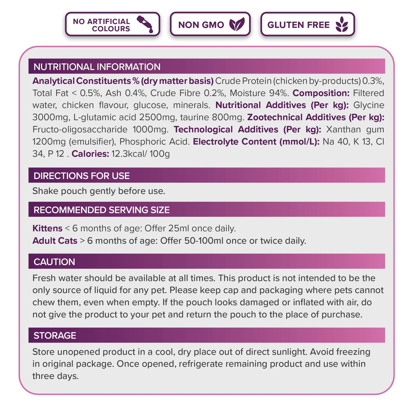KittyRade Prebiotic Drink that Reliable Hydration in Cats 250ml
