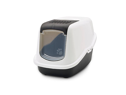 Savic Nestor Cat Toilet Home White/Black