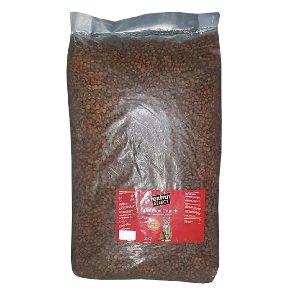 Extra Select Crunch Meat Mix Dry Cat Food 10kg