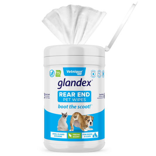 Vetnique Labs Glandex Anal Gland Hygienic Pet Wipes 75 Count