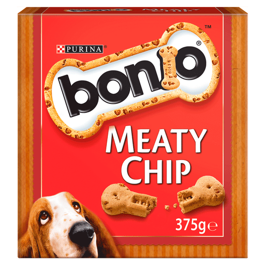 Bonio Meaty Chip Dog Biscuits 375g