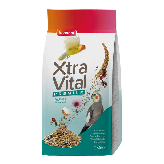 Beaphar XtraVital Large Parakeet Complete Bird Food 1 kg