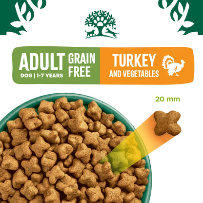 James Wellbeloved Grain Free Adult Turkey & Vegetable Dry Dog Food 10kg