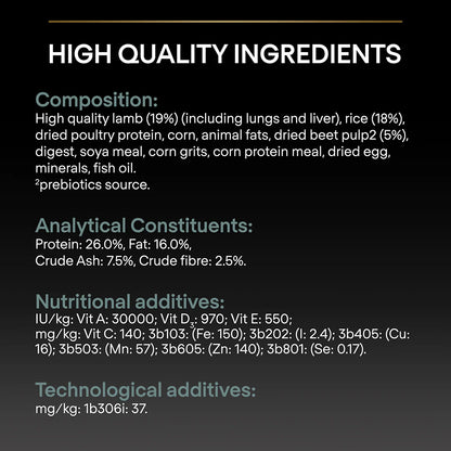 Pro Plan Adult Medium Sensitive Digestion Lamb Dry Dog Food