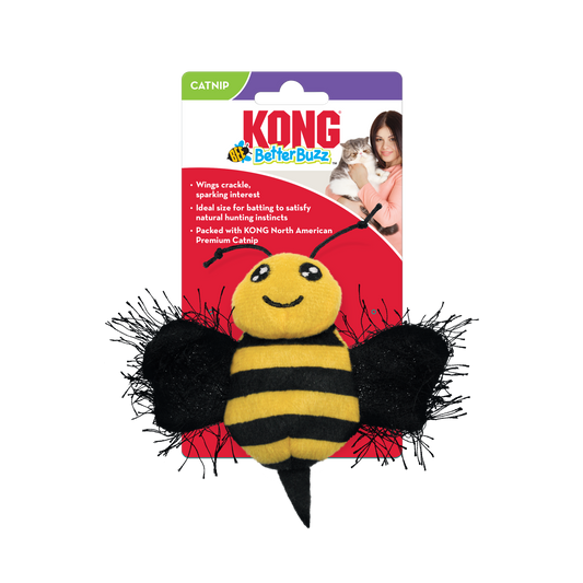 KONG Better Buzz Bee Cat Toy