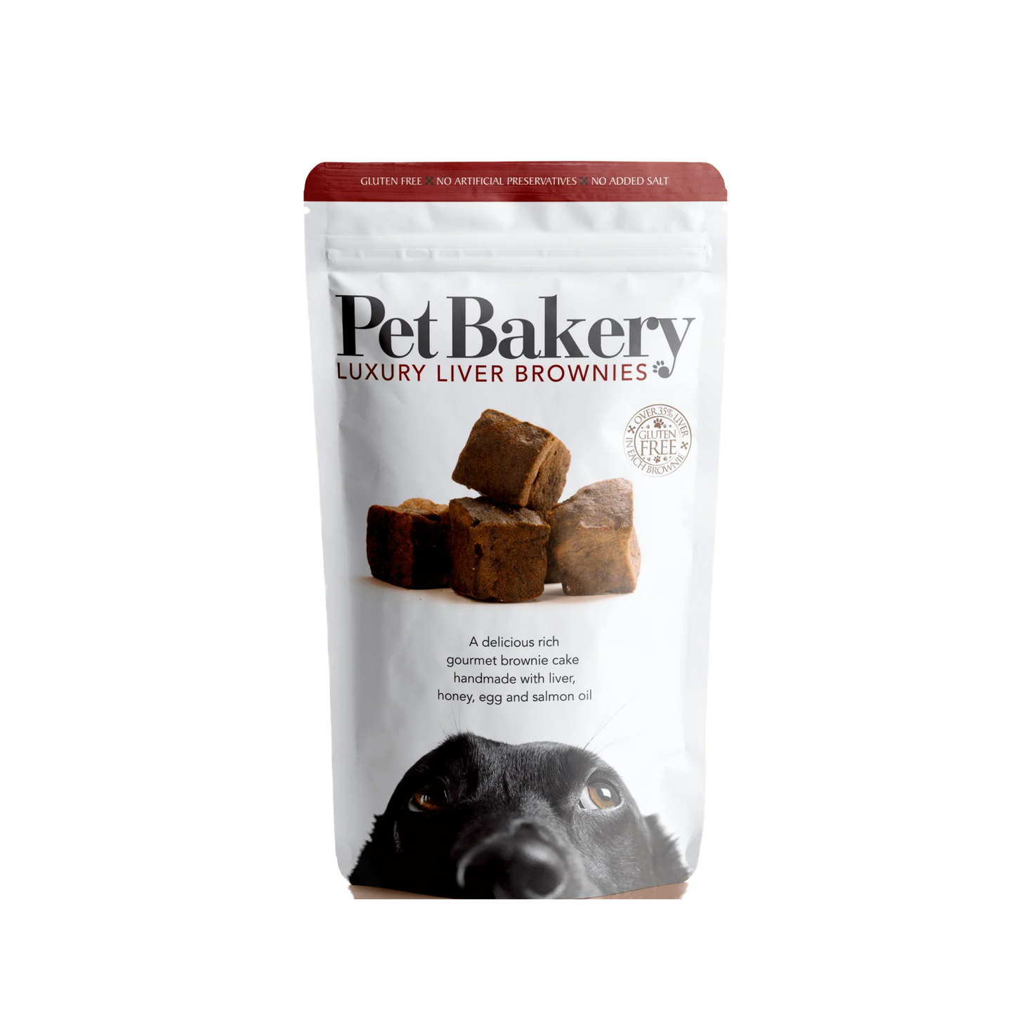 Pet Bakery Luxury Liver Brownie Dog Treats 190g