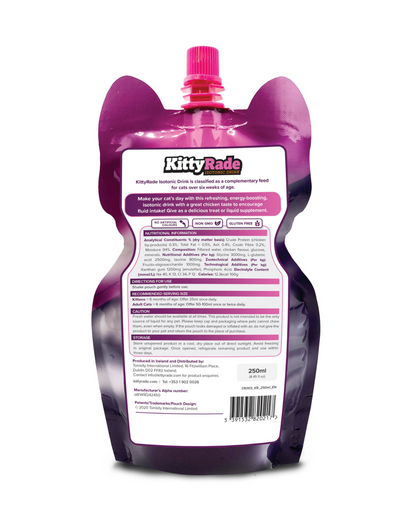 KittyRade Prebiotic Drink that Reliable Hydration in Cats 250ml