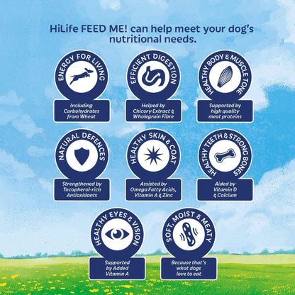 HiLife Feed Me with Turkey and Chicken Flavoured with Bacon and Vegetables Dry Dog Food