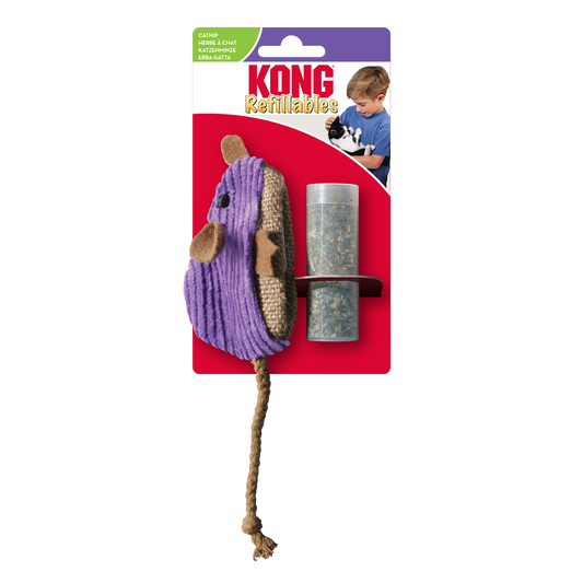 KONG Refillables Corduroy Mouse