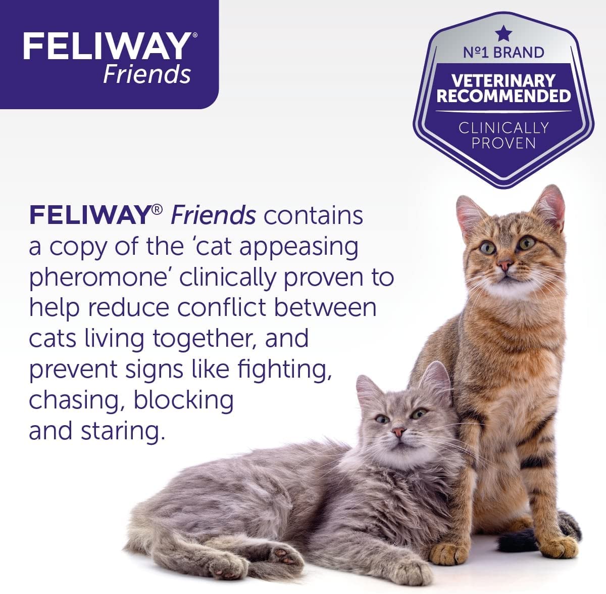 Feliway Friends Appeasing Diffuser for Cats 48ml
