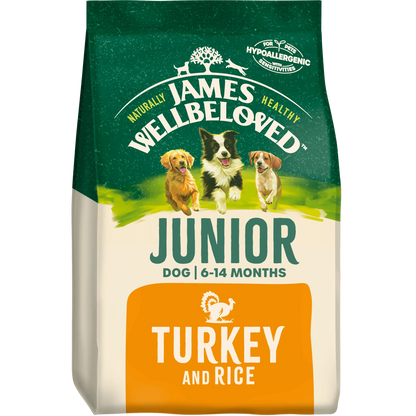 James Wellbeloved Puppy Turkey & Rice Dry Dog Food