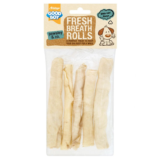 Good Boy Fresh Breath Rolls 6" - 5 Pack