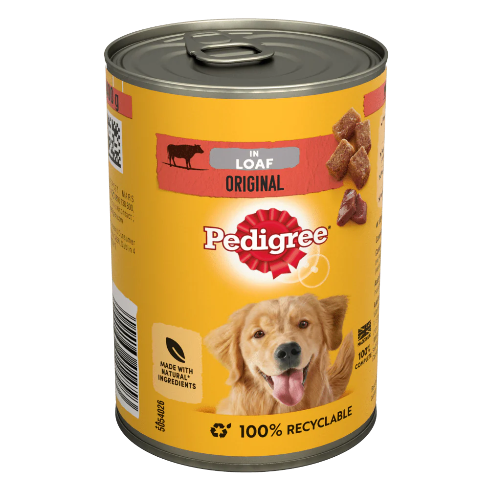 Pedigree Original in Loaf Adult Wet Dog Food 400g