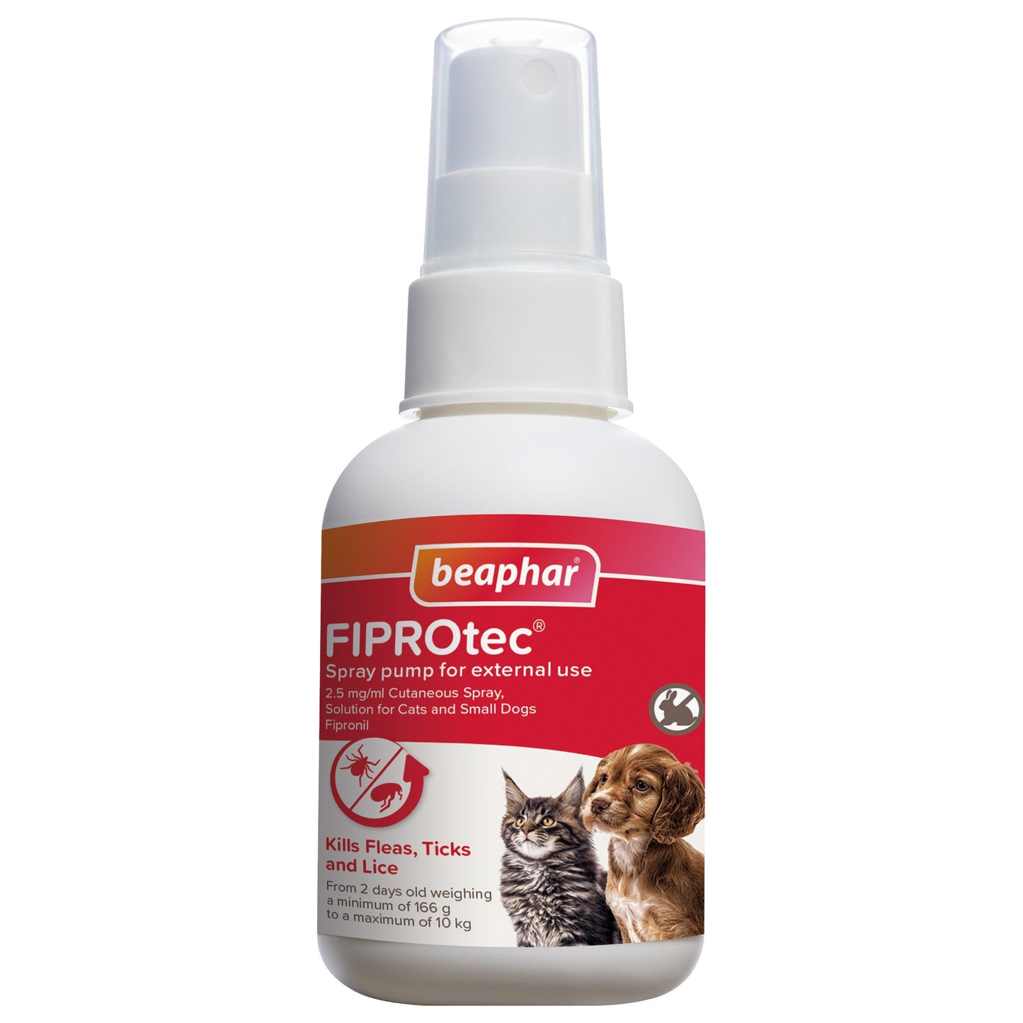 Beaphar FIPROtec Flea & Tick Spray for Kittens and Puppies 100ml