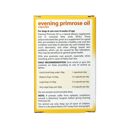 Johnsons Evening Primrose Oil Capsules for Dogs & Cats 60 capsules