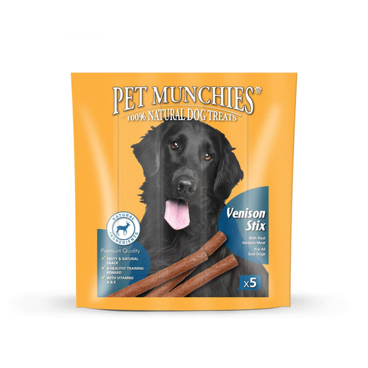 Pet Munchies Venison Stix Dog Treats 50g