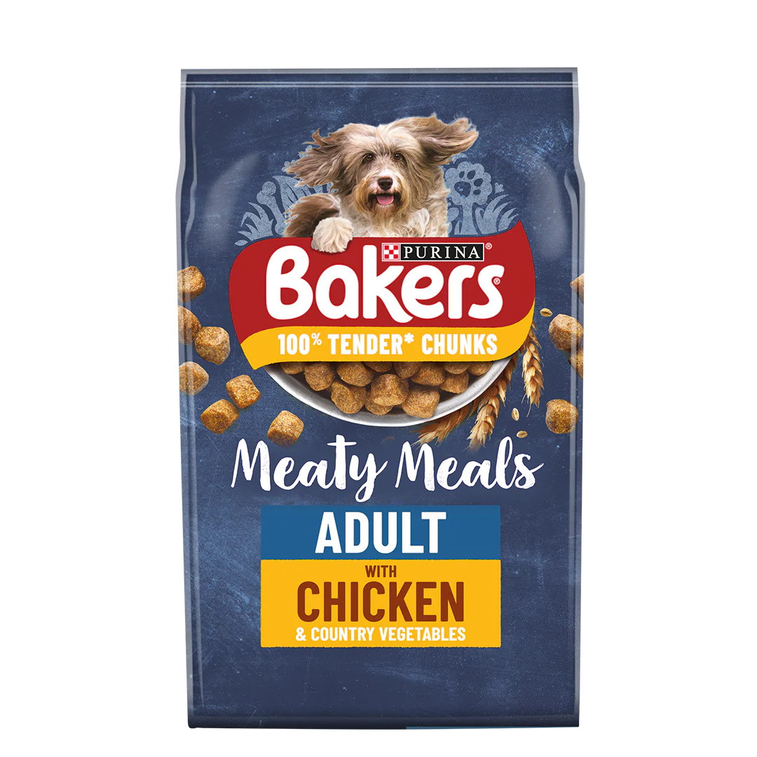 Bakers Adult Meaty Meals Chicken Dry Dog Food