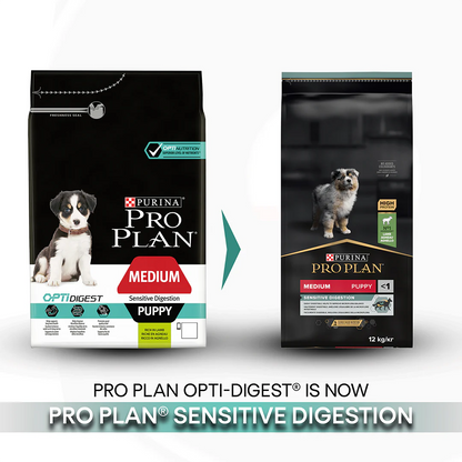 Pro Plan Medium Puppy Sensitive Digestion Lamb Dry Dog Food