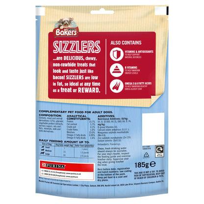 Bakers Sizzlers Bacon Dog Treats