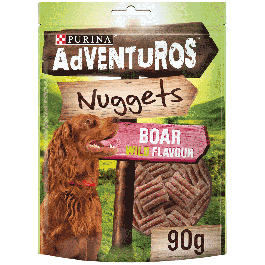 Adventuros Nuggets Wild Boar Dog Treats 90g