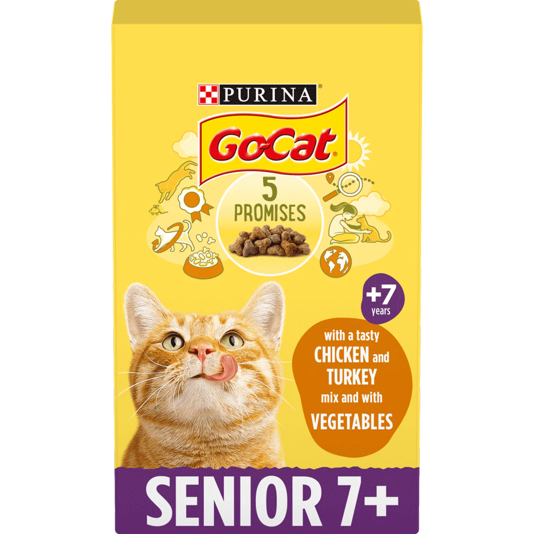 Go Cat Senior Chicken Dry Cat Food 2kg