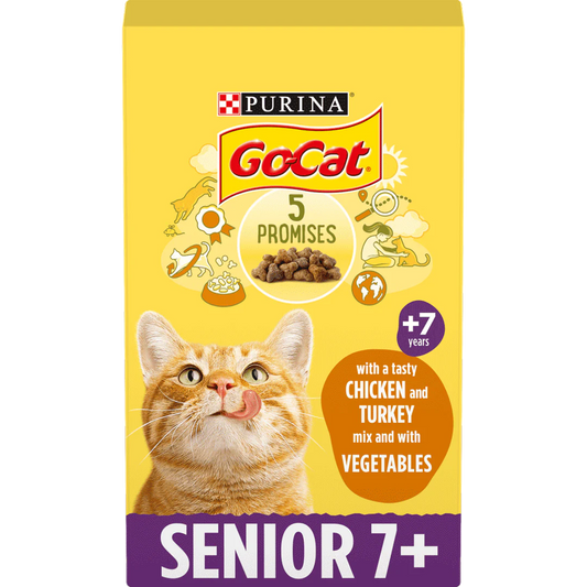 Go Cat Senior Chicken Dry Cat Food 2kg