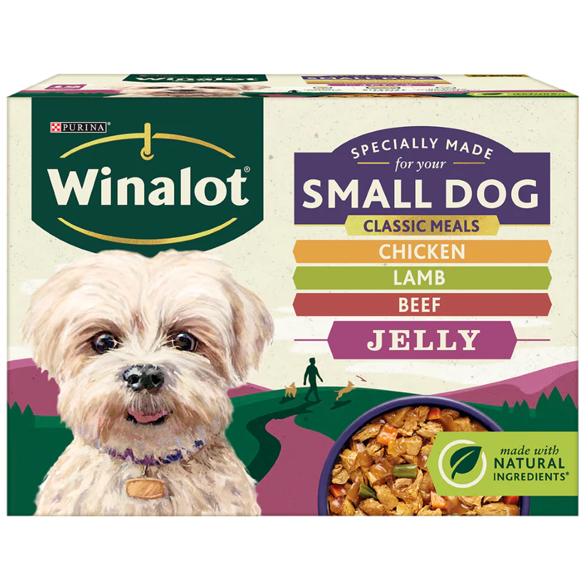 Winalot Adult Small Dog Mixed in Jelly (Chicken, Lamb, Beef) Wet Dog Food 12 x 100g